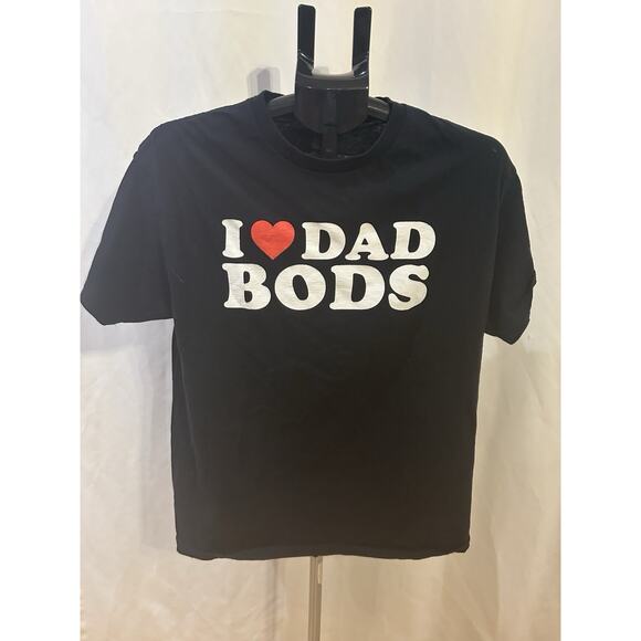 Gildan Tops - I Love Dad Bods Black T-Shirt Women's size L